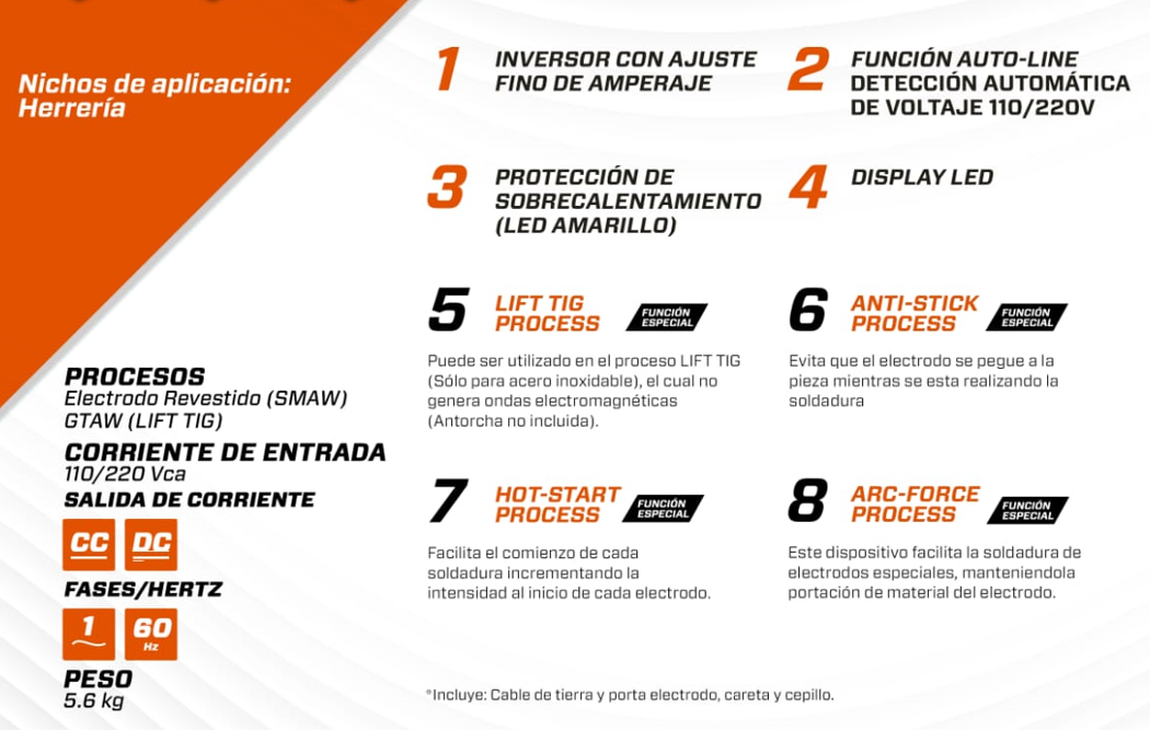 INVERSORA FORCE200 110/220V