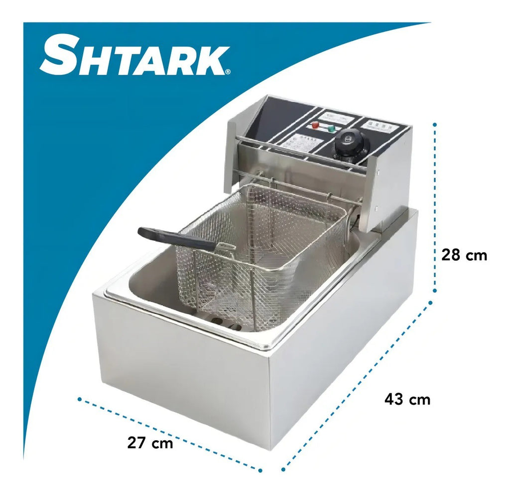 Freidora Aceite Eléctrica 6L SHTFRY01 Shtark