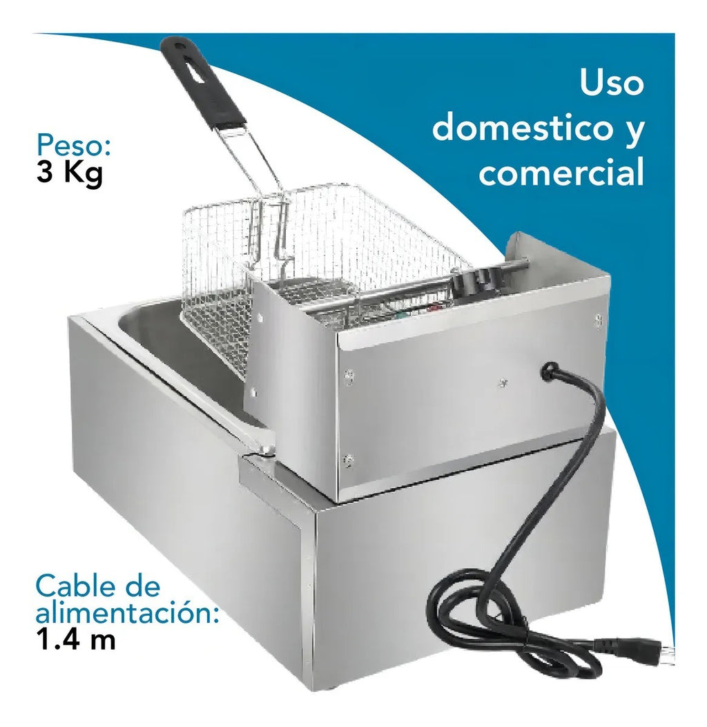 Freidora Aceite Eléctrica 6L SHTFRY01 Shtark