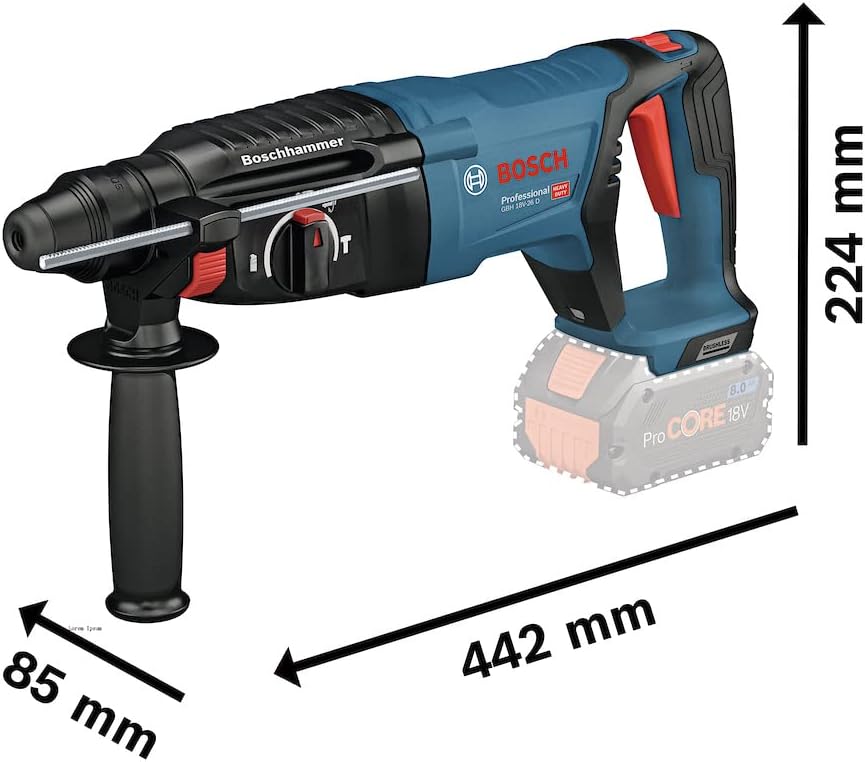 Martillo Perforador SDS Plus GBH 18V-26 D Bosch
