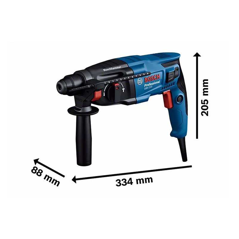 Martillo Perforador Con SDS Plus GBH 220 Bosch