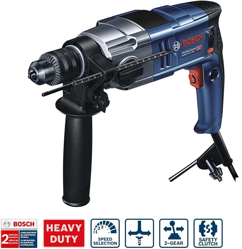 Taladro Reversible 800W 11B80G GBM 16-2 RE Bosch