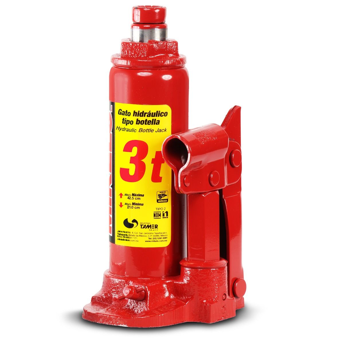 Gato de Botella 3 Ton GH-3 Mikel’s