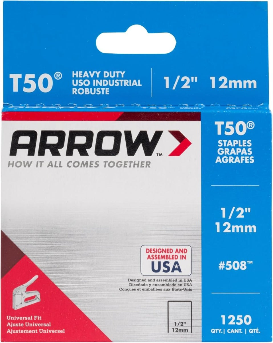Grapas T50 1/2” #508 1250 Pzs Arrow
