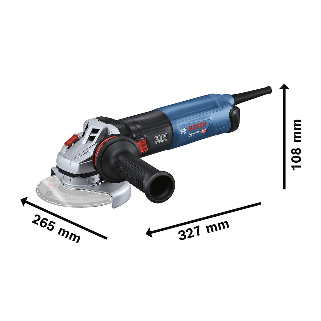 Miniesmeriladora 5" GWS 17-125 S Bosch