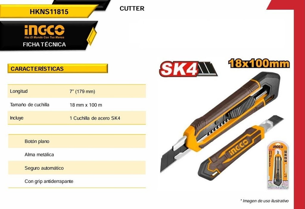 Cutter 7" HKNS11815 Ingco