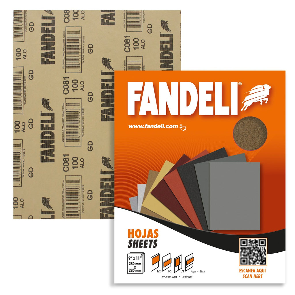 Lija Para Madera Grano 100 C081 Fandeli