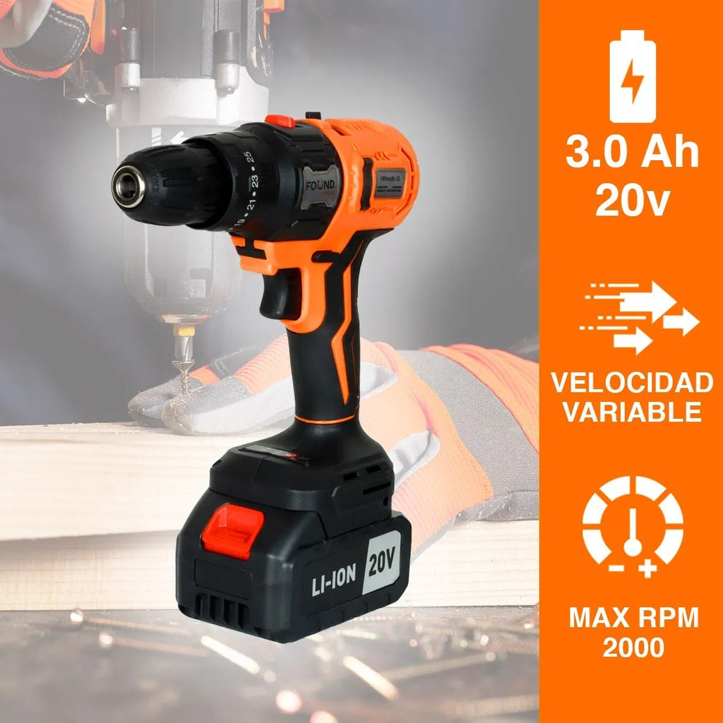 Combo Inalámbricos 20V HR4EN1-10 Found Tools