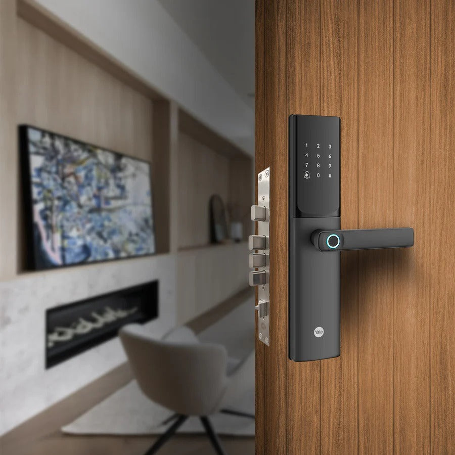 Cerradura Digital Sensor RF de Huella con IA Julios MX83425 Yale
