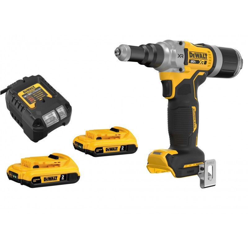 Remachadora de 1/4" 20V MAX* XR® DCF414D2-B3 DeWalt