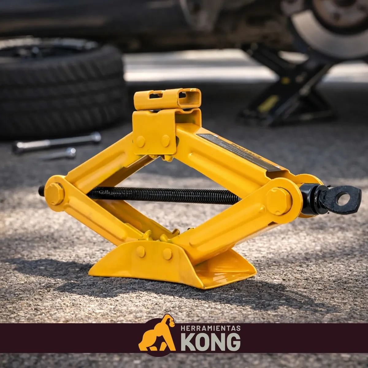 Gato Tijera 1 Ton Con Matraca K0-722 Kong