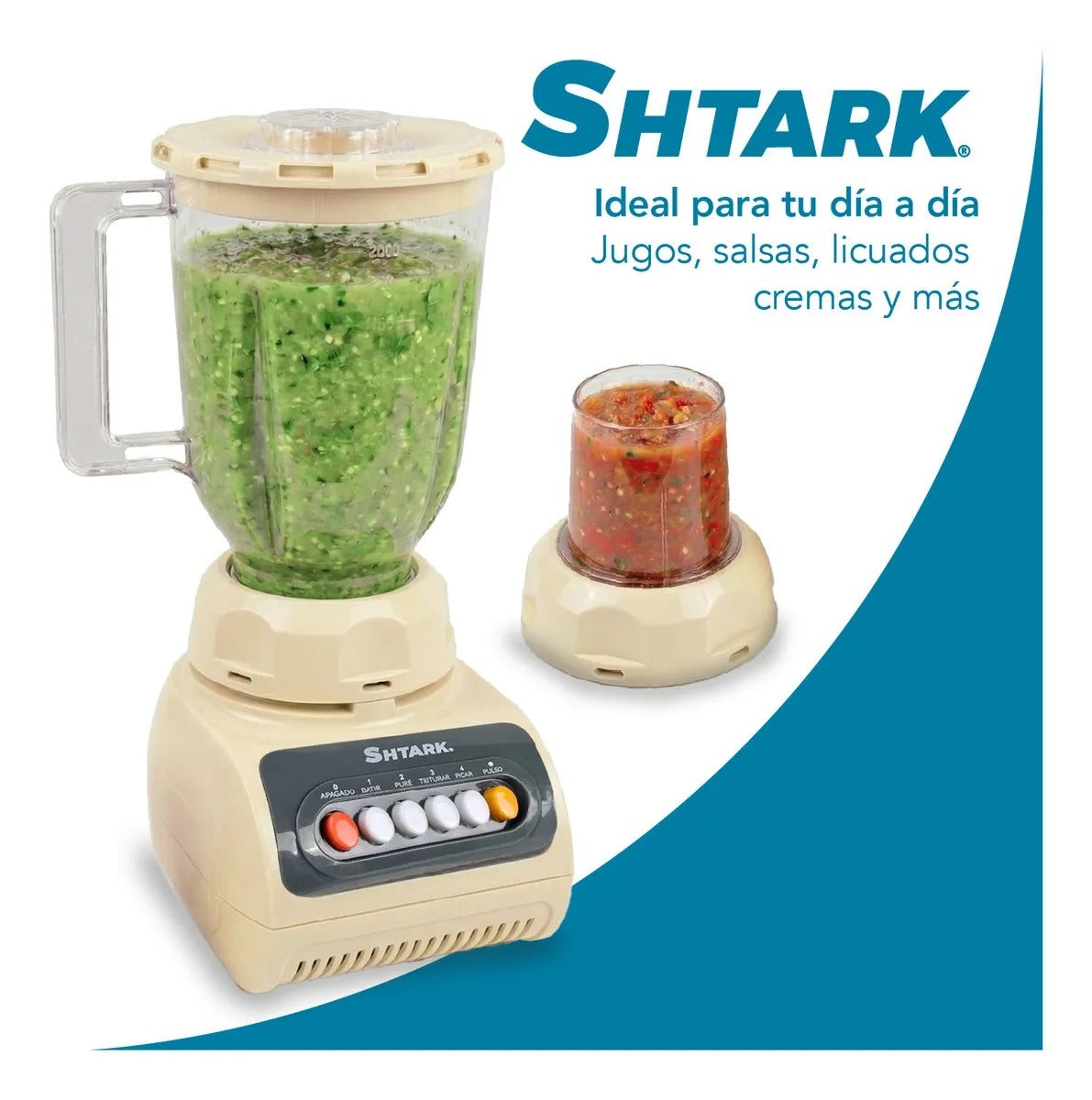 Licuadora 500W 1.5Lts SHTLE2VCR Shtark