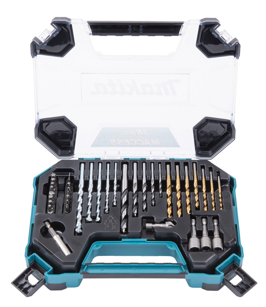 Estuche con brocas surtidas 38 Pz E22573 Makita