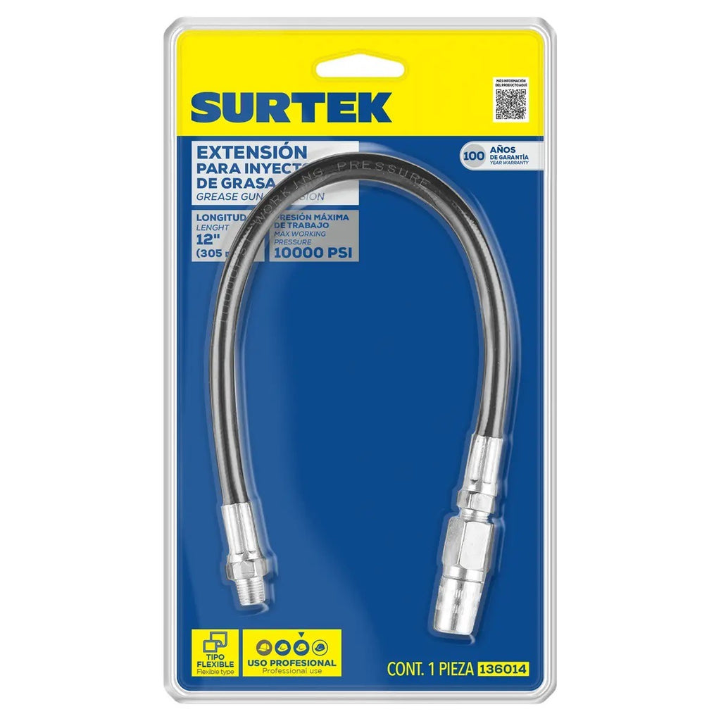 Manguera Flexible Para Grasa 12" 136014 Surtek