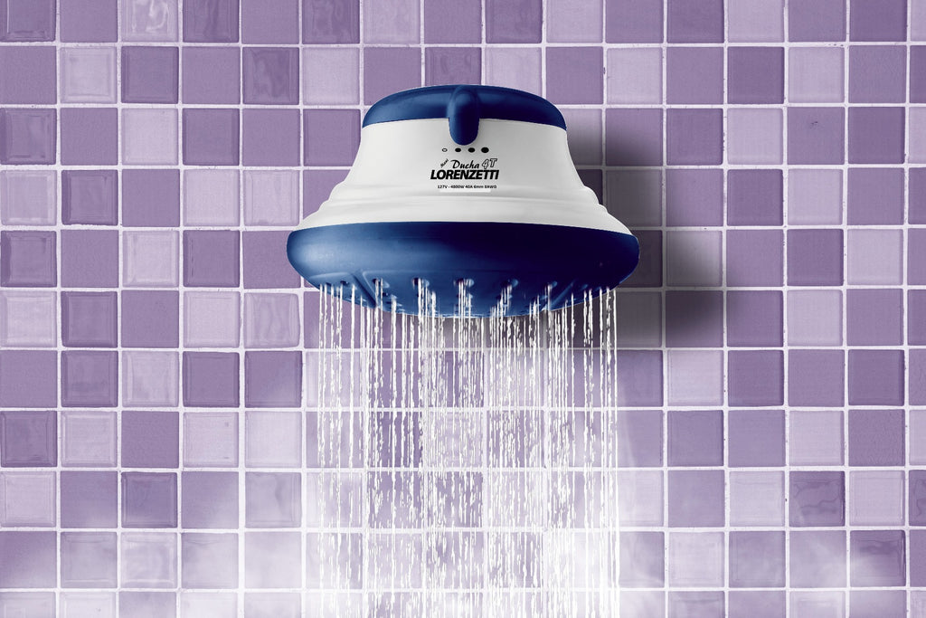 Regadera Bella Ducha 4T Ultra Azul Lorenzetti, 4 temperaturas.