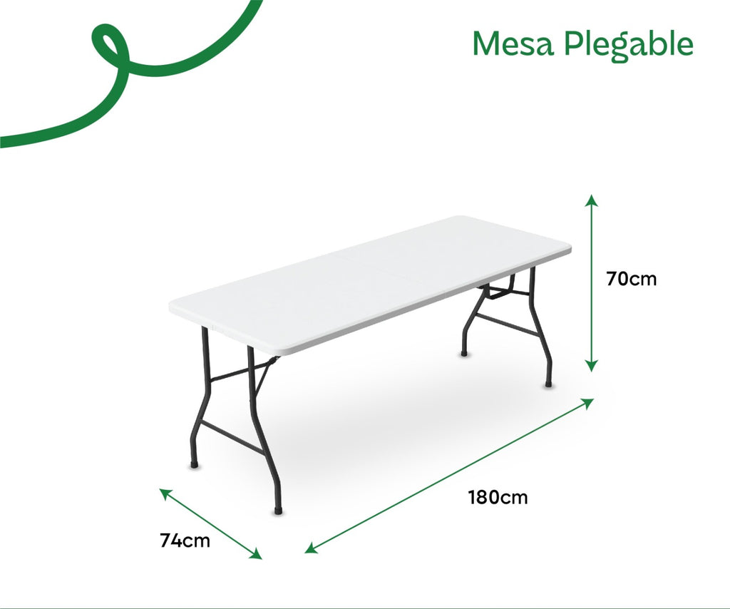 Mesa Plegable Portátil 180 *70*74 Swiss Navy