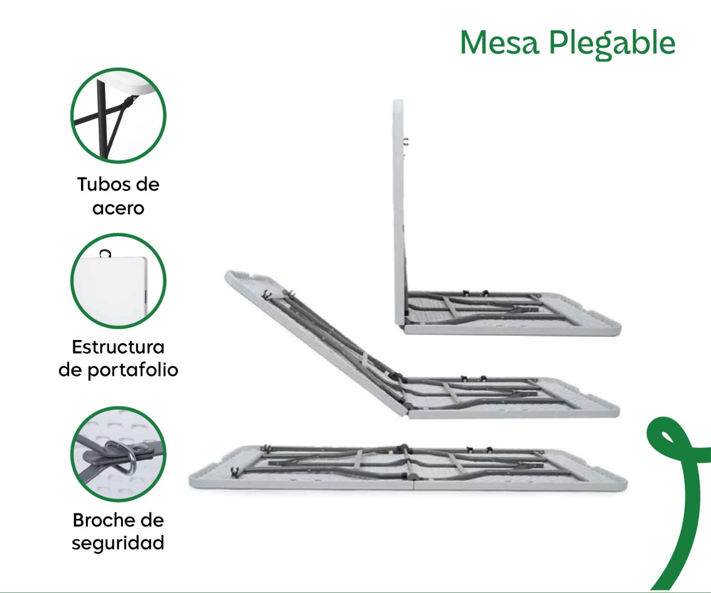 Mesa Plegable Portátil 180 *70*74 Swiss Navy