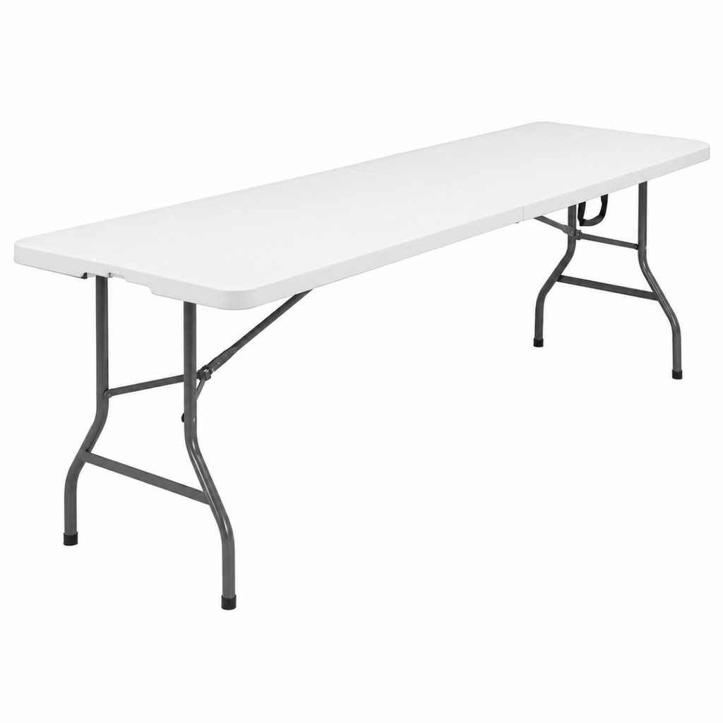 Mesa Plegable Portátil 244X74x75CM Gardenlife