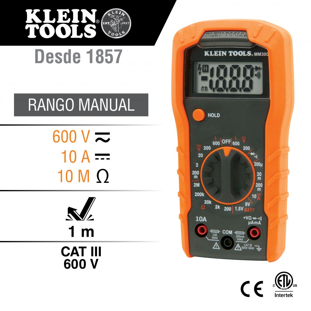 Kit De Prueba Con Multímetro 69149P Klein Tools