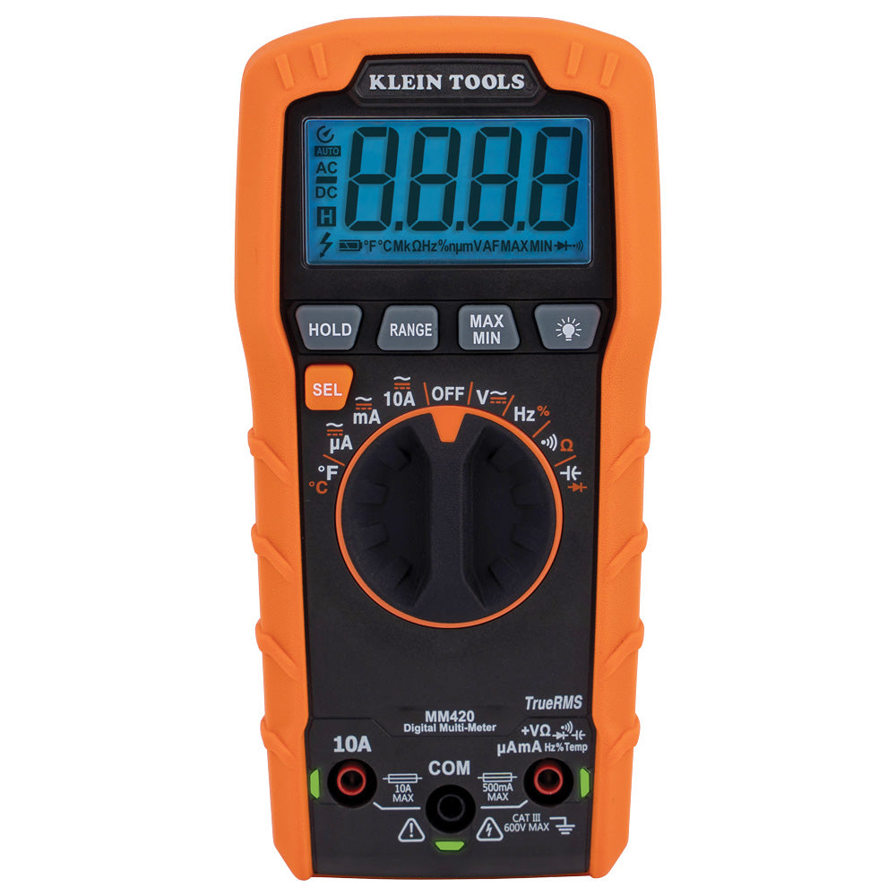 Multímetro digital de rango automático de 600 V MM420 Klein Tools