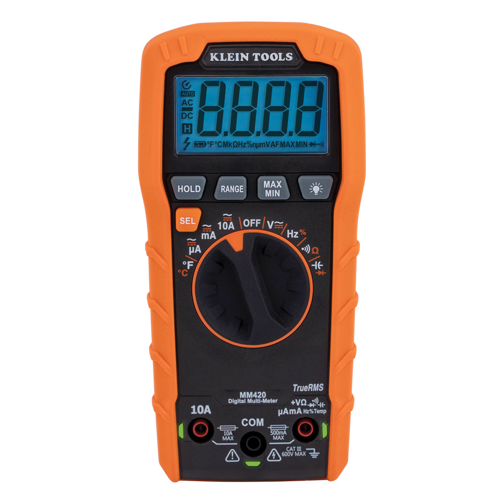 Multímetro digital de rango automático de 600 V MM420 Klein Tools