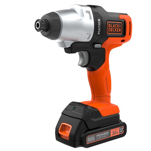 Taladro Inalámbrico 20V MAX* MATRIX™ con 6 Cabezales Intercambiables MTX20K6A Black & Decker