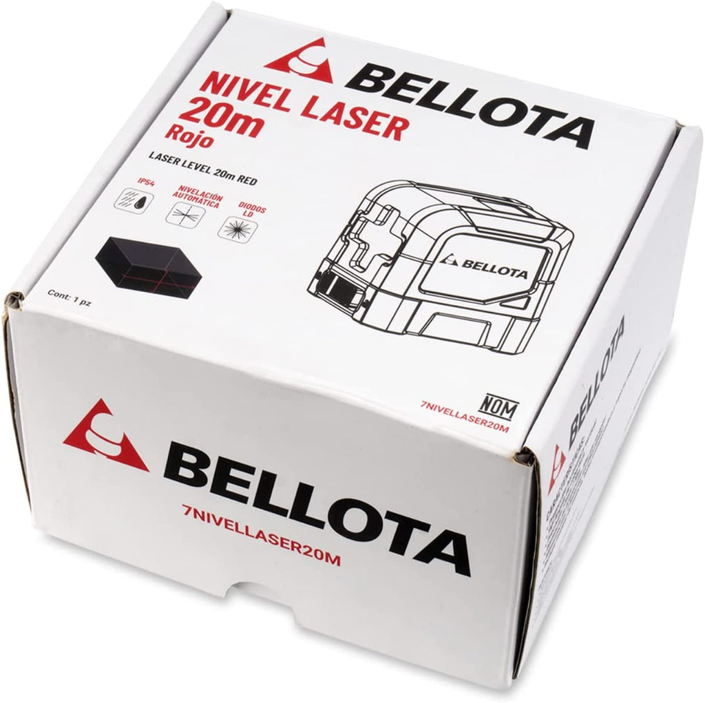 Nivel Láser 20M Rojo LASER20M Bellota
