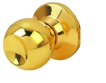 Cerradura Tubular Perilla Entrada Principal Latón Brillante 0255-33 Soprano