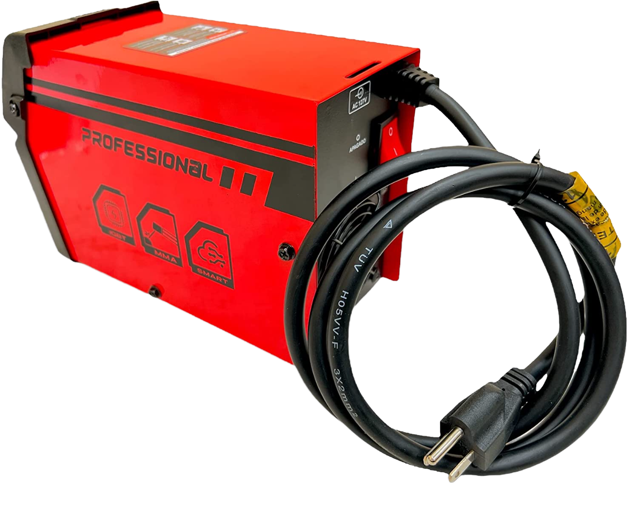 Soldadora Inversora MMA130S Roja Redbo
