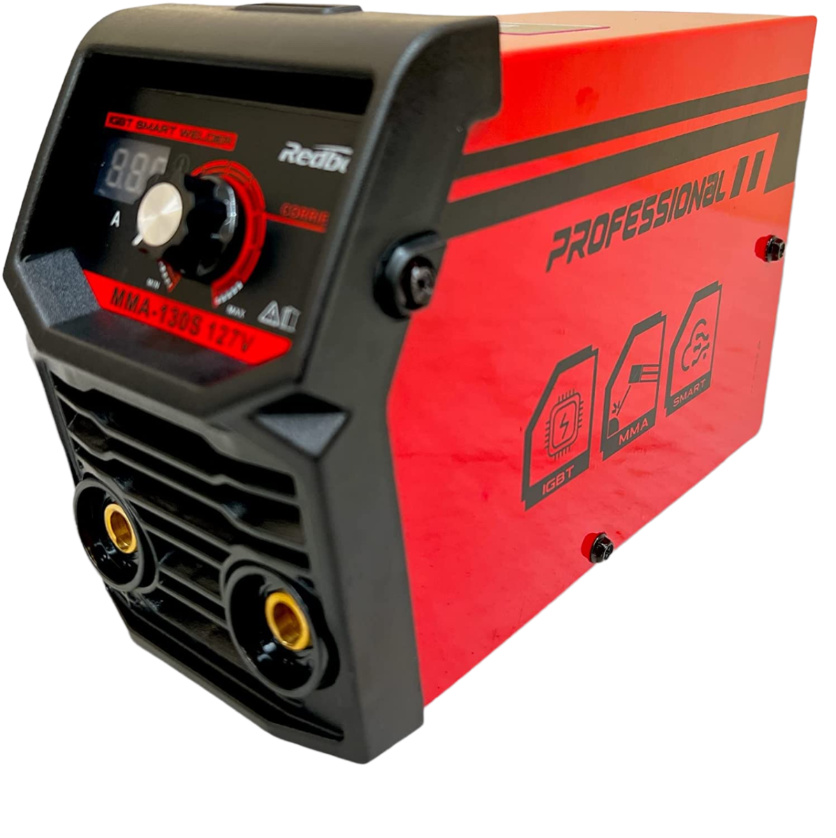 Soldadora Inversora MMA130S Roja Redbo