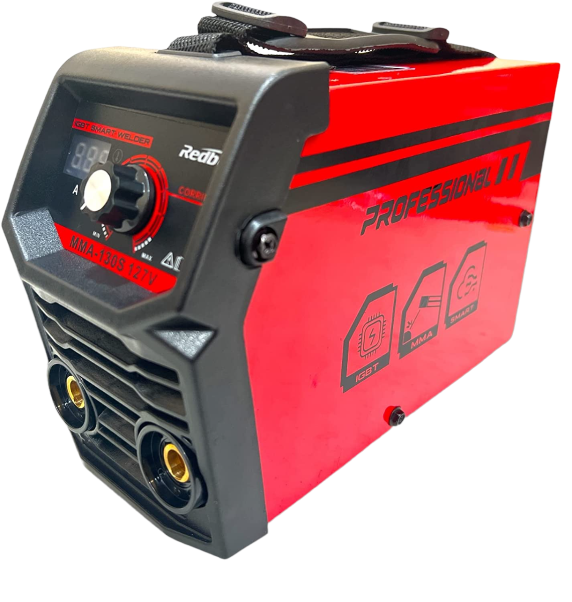 Soldadora Inversora MMA130S Roja Redbo