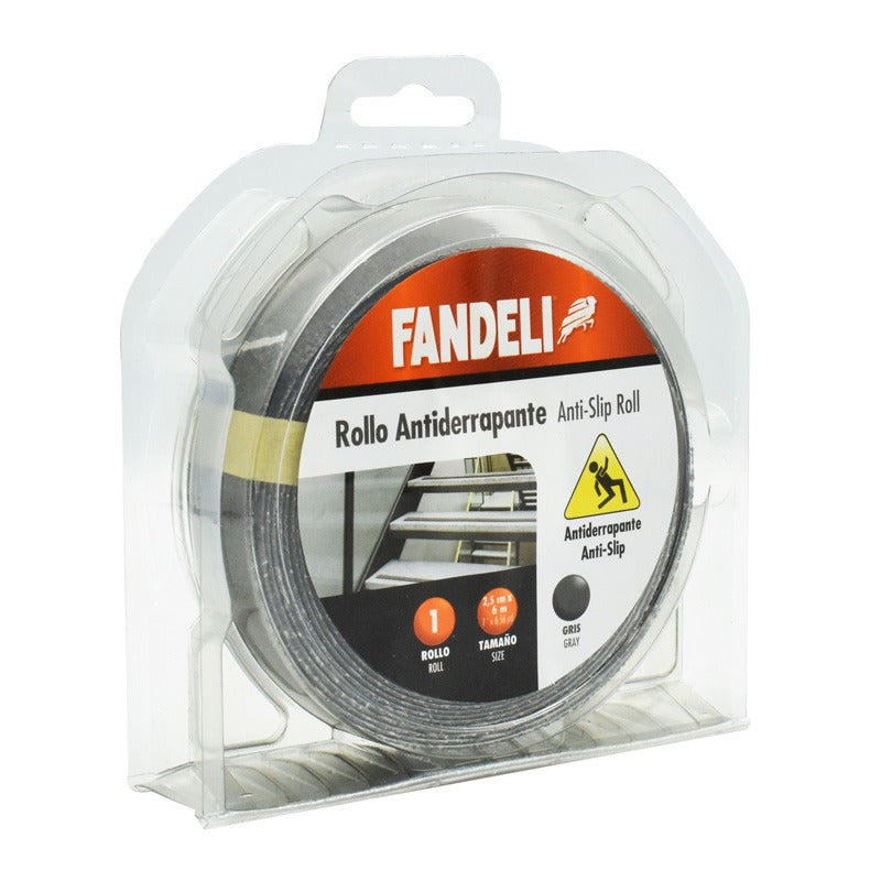 Rollo Antiderrapante Gris 1"X6M W-98 72270 Fandeli