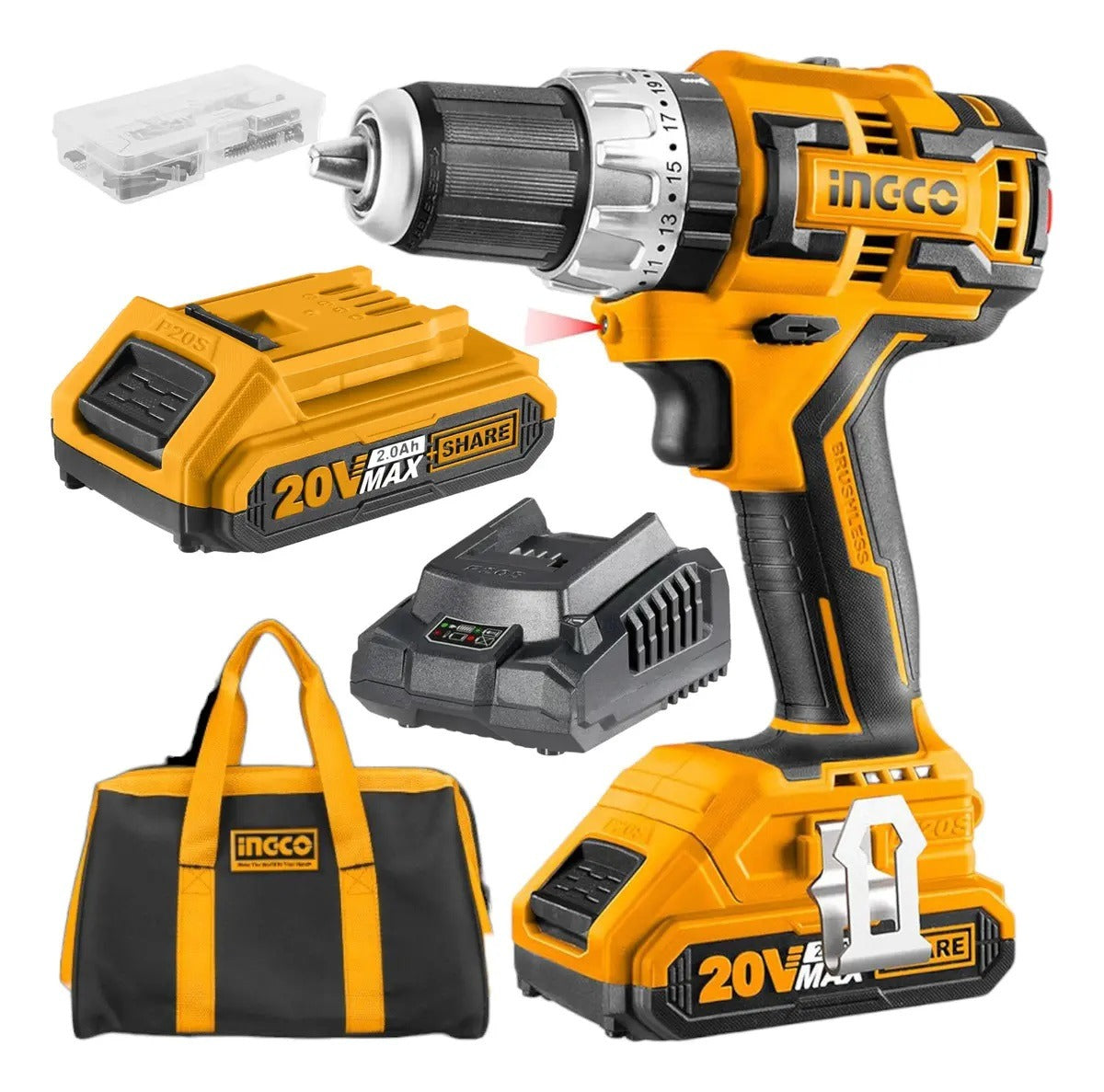 Rotomartillo 1/2” 20V UCIDLI20608 Ingco