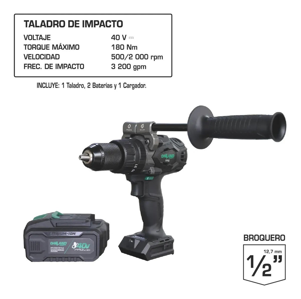 Rotomartillo 1/2” 40V TC-2000PT Oakland