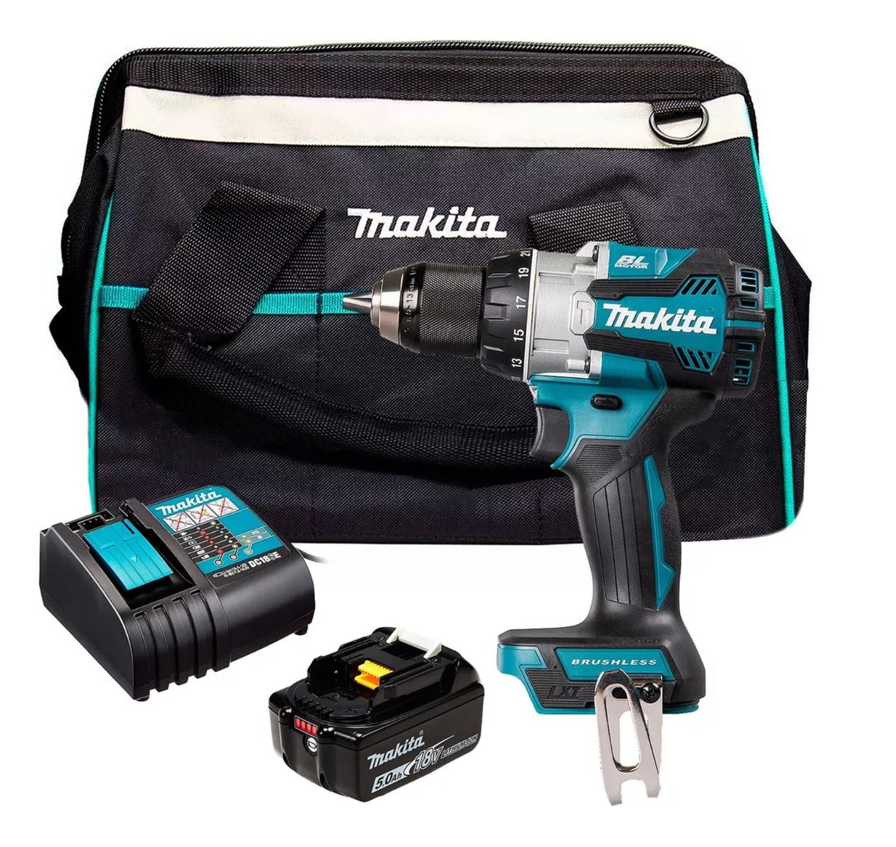 Rotomartillo Brushless LXT 18V DHP489STX1 Makita