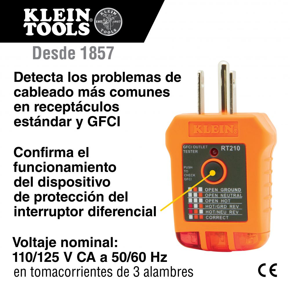 Multímetro de gancho y kit de prueba eléctrica CL120VP Klein Tools