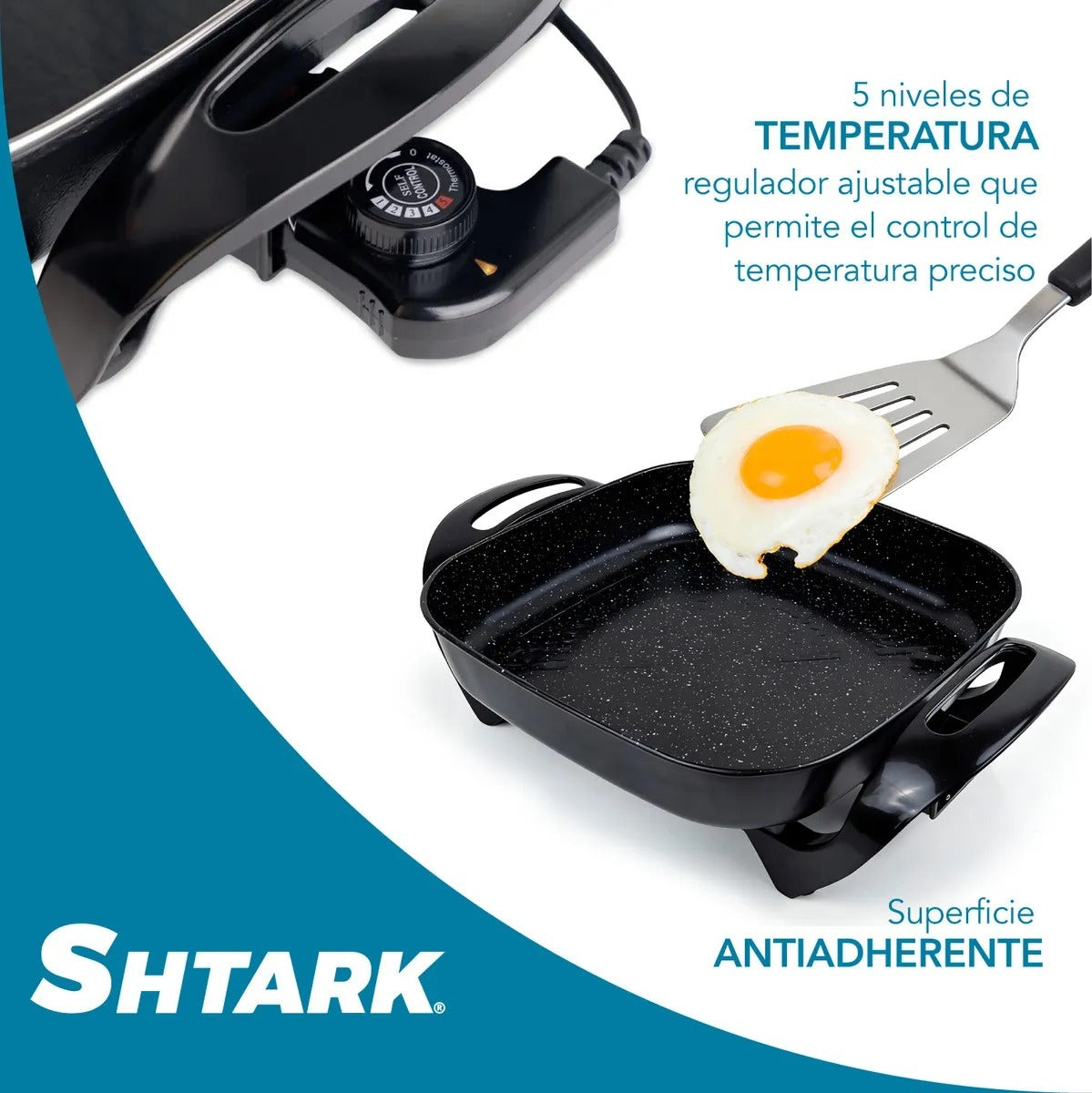 Sartén Eléctrico 1500W 5L SHTSE Shtark