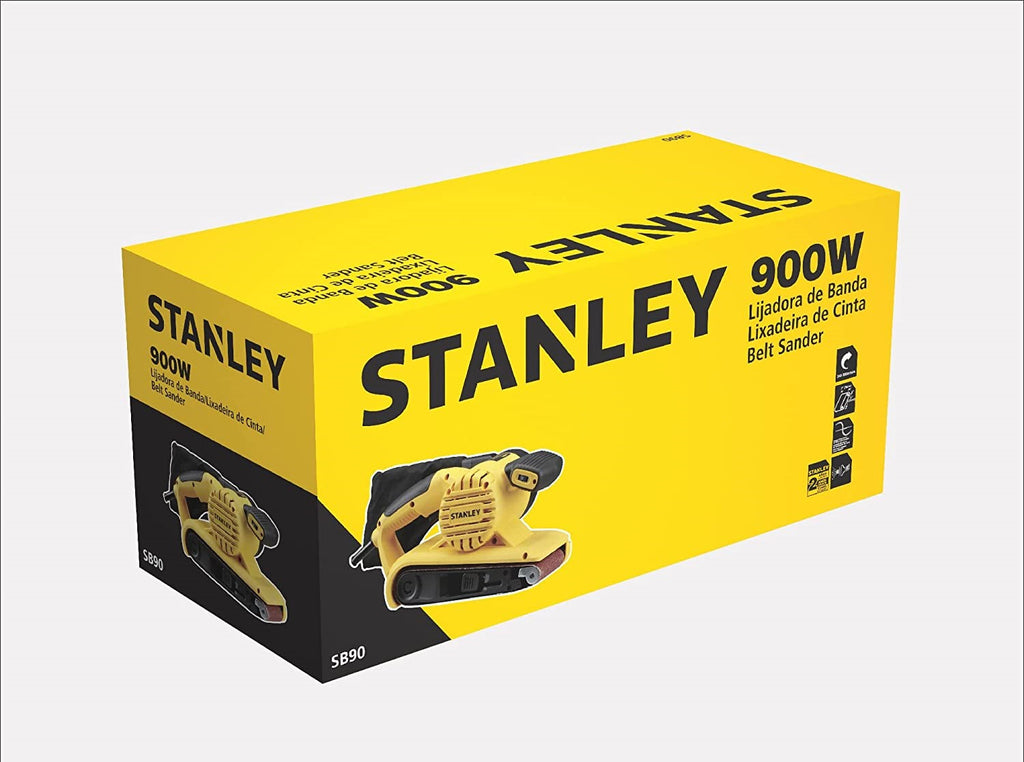 Lijadora de banda 900W 3X21 Pulg VV SB90 Stanley