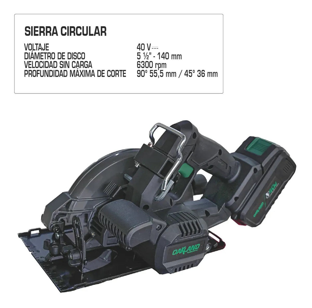 Sierra Circular 7 1/4” 40V SC-0140PT Oakland