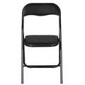 Silla Acojinada Plegable Negra GardenLife