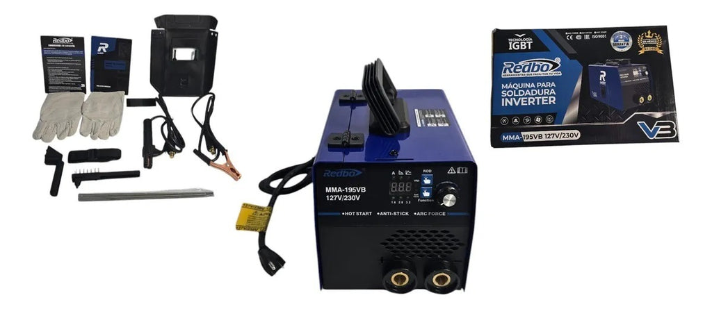 Soldadora Inverter MMA-195VB Redbo