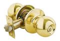 Cerradura Tubular Perilla Entrada Principal Latón Brillante 0255-33 Soprano