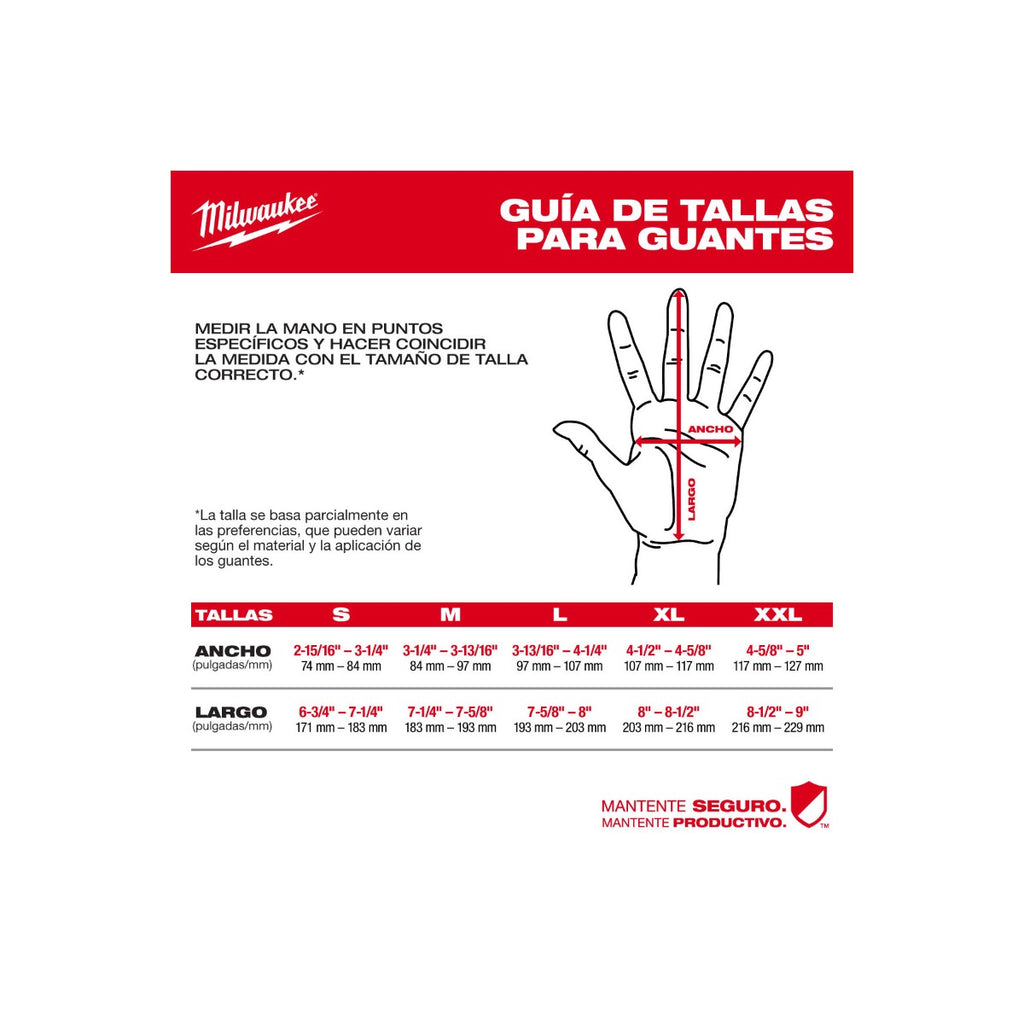 Guantes Contra Impacto M 48-73-8551 Milwaukee