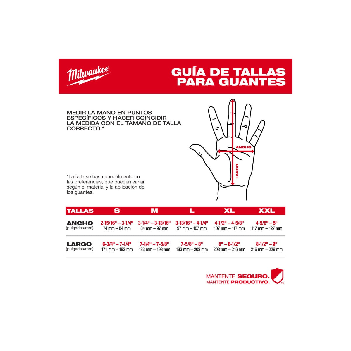 Guantes Contra Impacto M 48-73-8551 Milwaukee