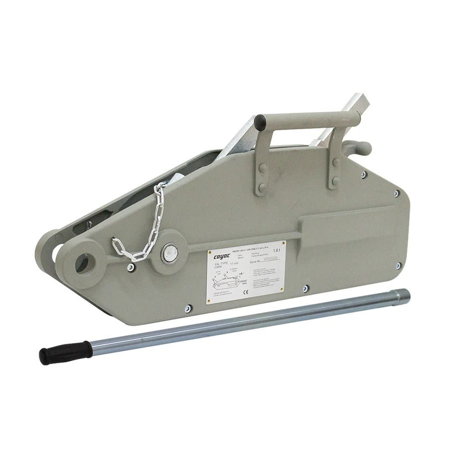 Tirfor Malacate 1.6 Ton Arrastre 2.4 Ton 11 mm 20 Mts T1002 Cayac