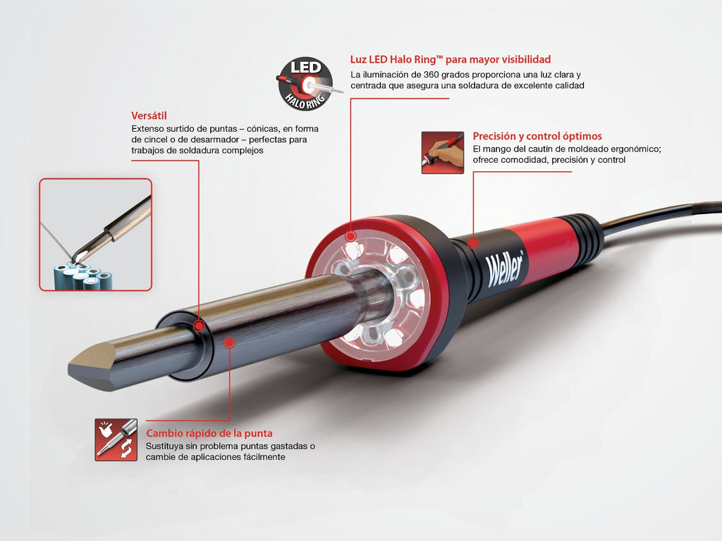 Cautín para soldadura de 80 W WLIR8012A Weller